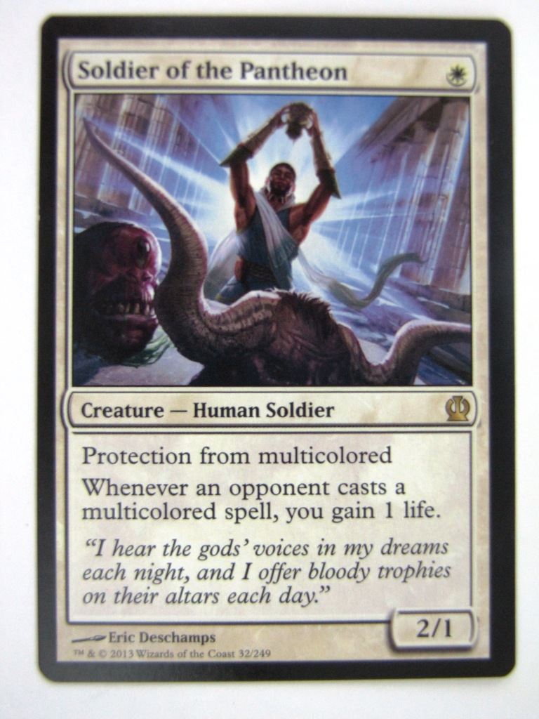 MTG Magic Cards: SOLDIER OF THE PANTHEON # 1F85
