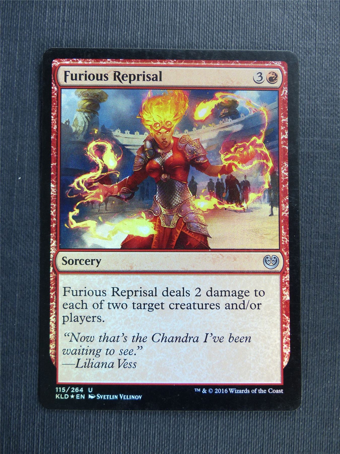 Furious Reprisal Foil - Mtg Magic Cards #5DO