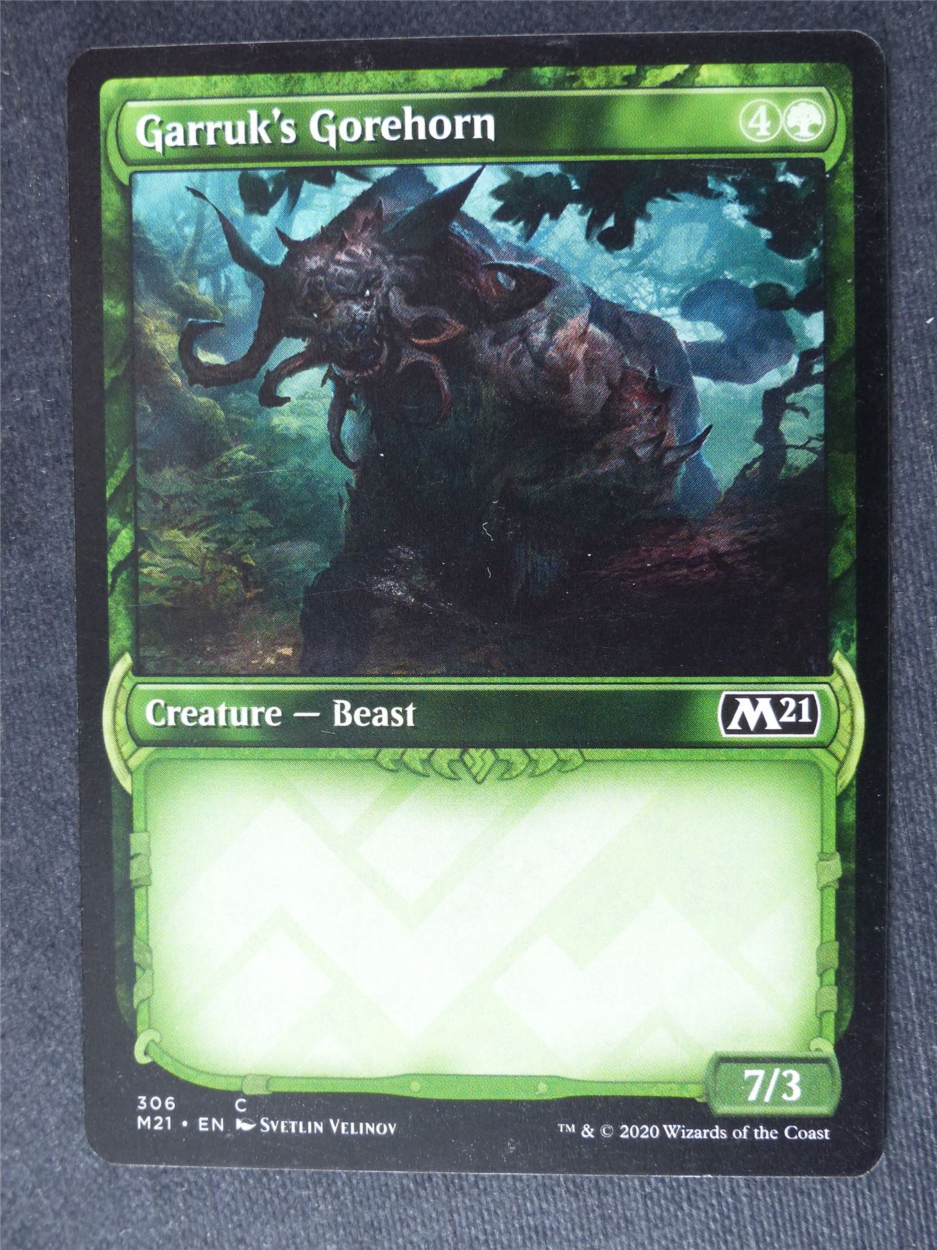 Garruk's Gorehorn Showcase - Mtg Magic Cards #PO