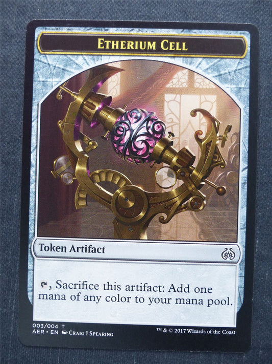 Etherium Cell Token - Mtg Magic Card #B1