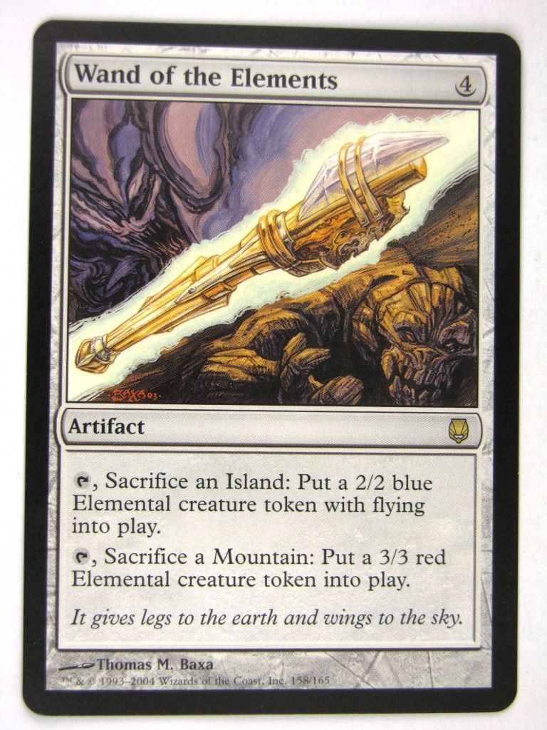 MTG Magic: the Gathering Cards: WAND OF THE ELEMENTS: DST