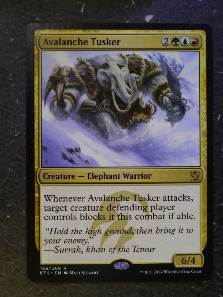 MTG Magic Cards: AVALANCHE TUSKER # 6J57