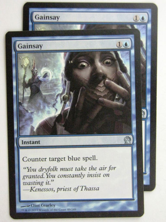 MTG Magic Cards: GAINSAY x2 Theros # 24C54