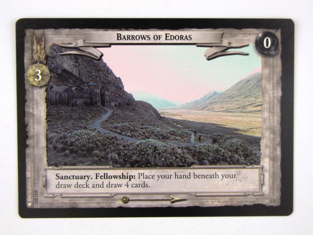 Lord of the Rings Cards: BARROWS OF EDORAS 4 U 337