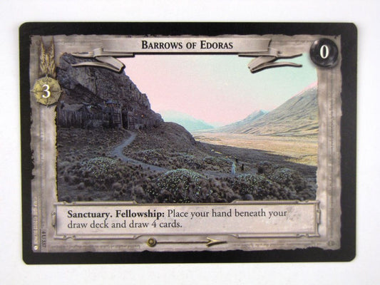 Lord of the Rings Cards: BARROWS OF EDORAS 4 U 337