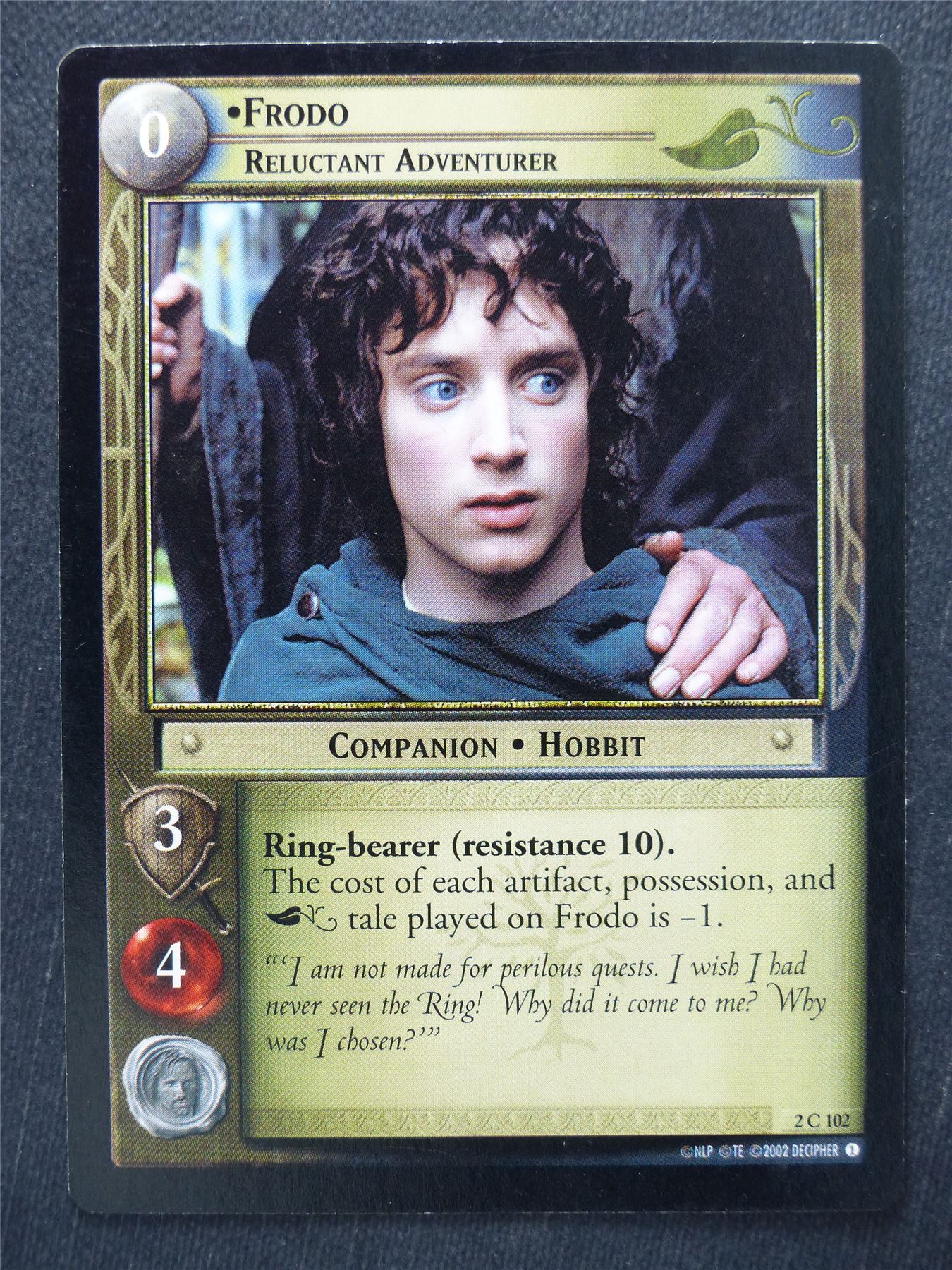 Frodo 2 C 102 - LotR Cards #VN