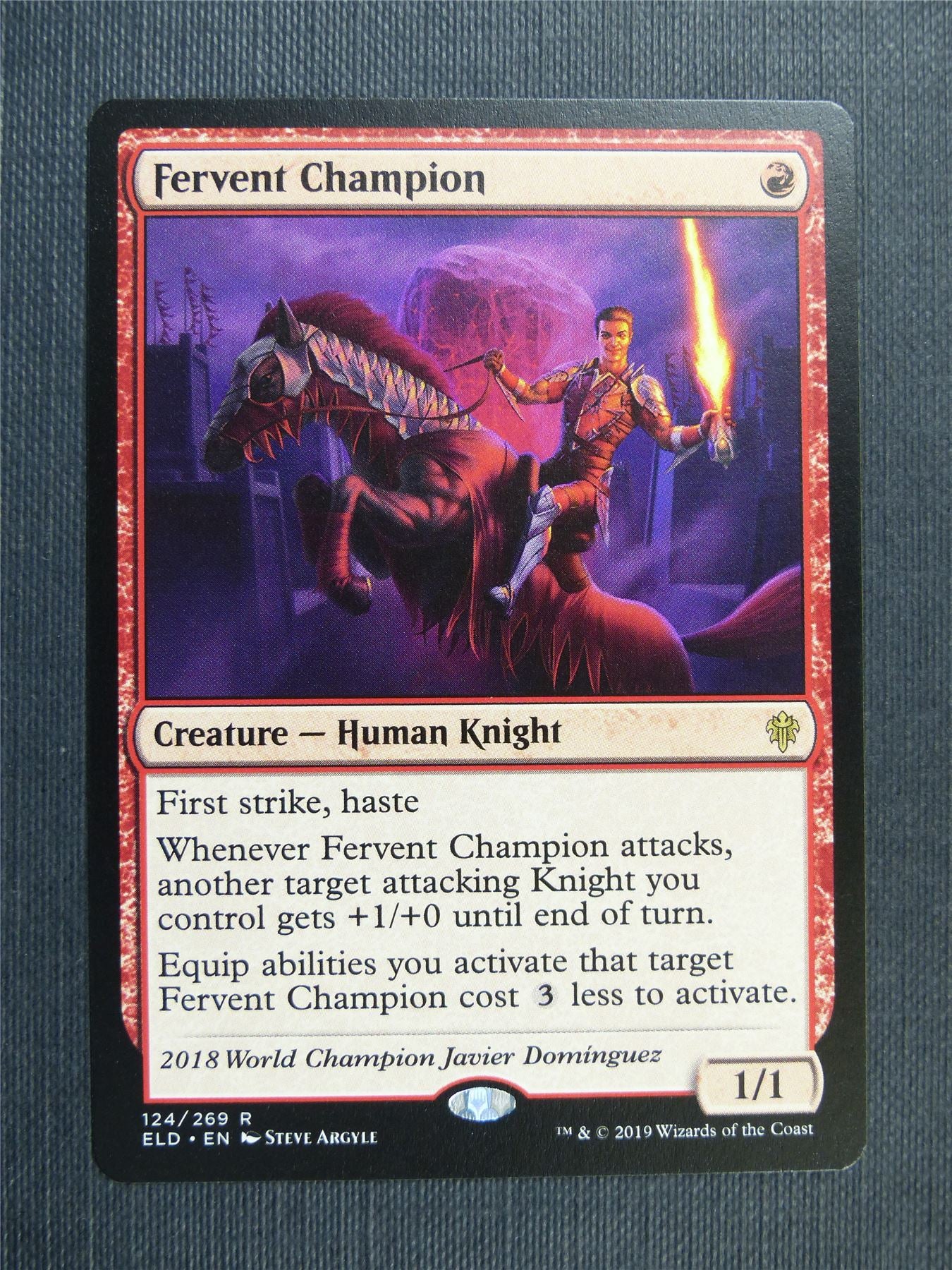 Fervent Champion - Mtg Magic Cards #17J