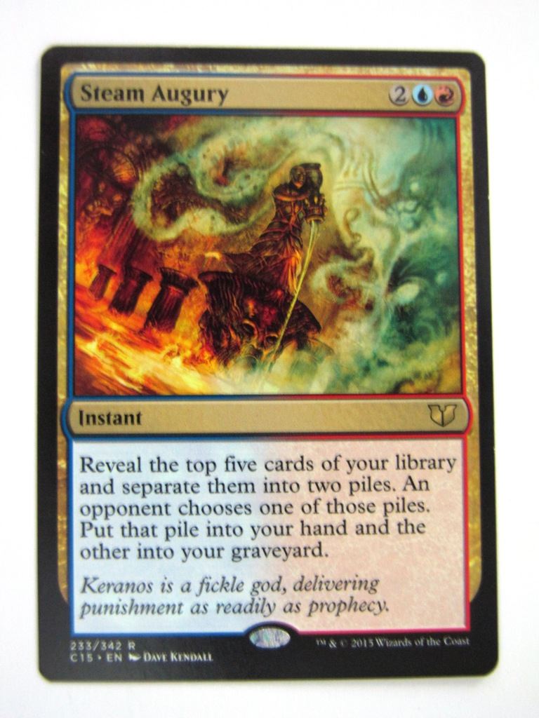 MTG Magic Played Cards: STEAM AUGURY # 6J23