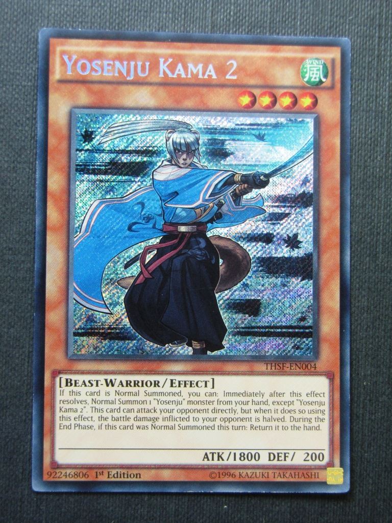 Yosenju Kama 2 THSF Secret Rare - 1st ed - Yugioh Cards #ZU