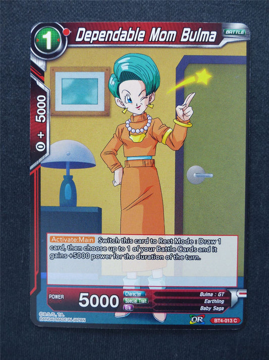 Dependable Mom Bulma - Dragon Ball Super Cards #DO