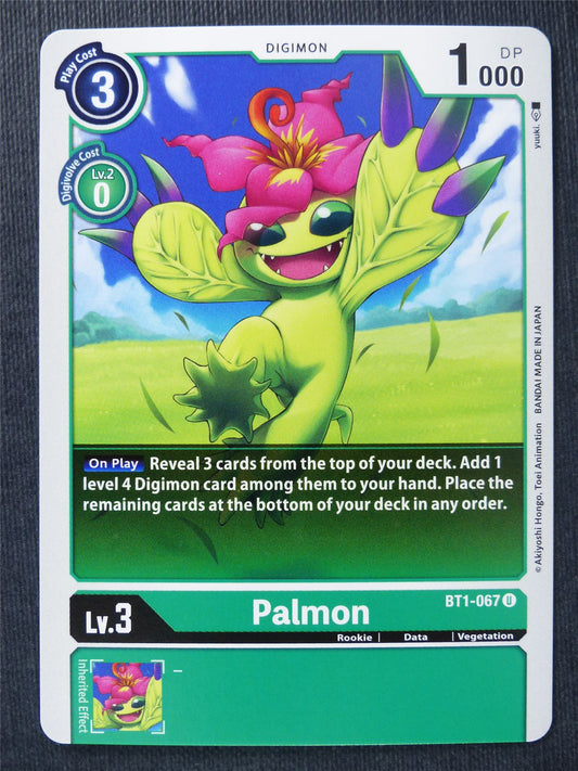 Palmon BT1-067 U - Digimon Cards #QZ