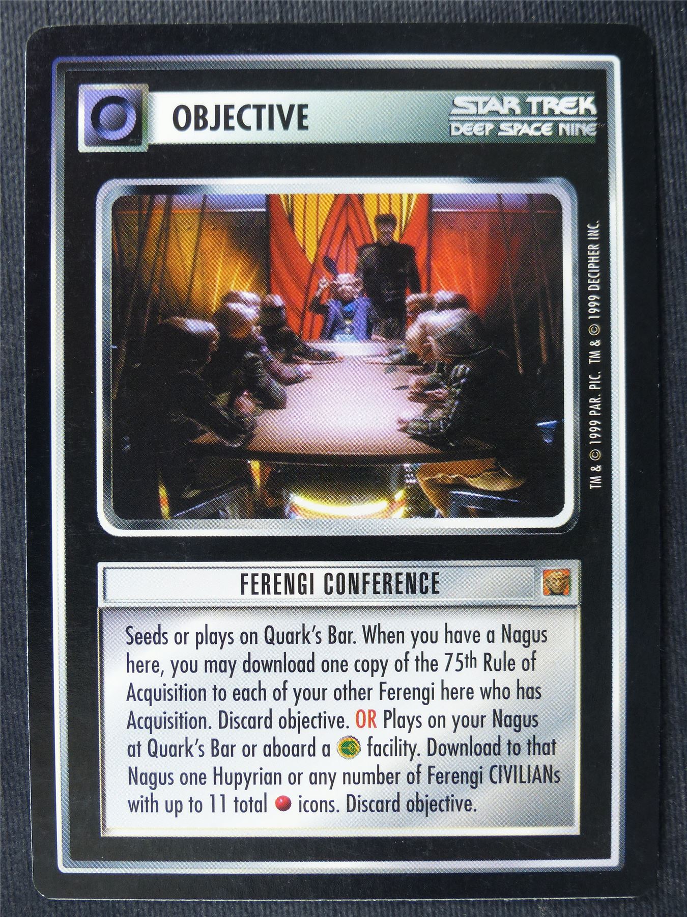 Ferengi Conference - DS9 - Star Trek Cards #ZX