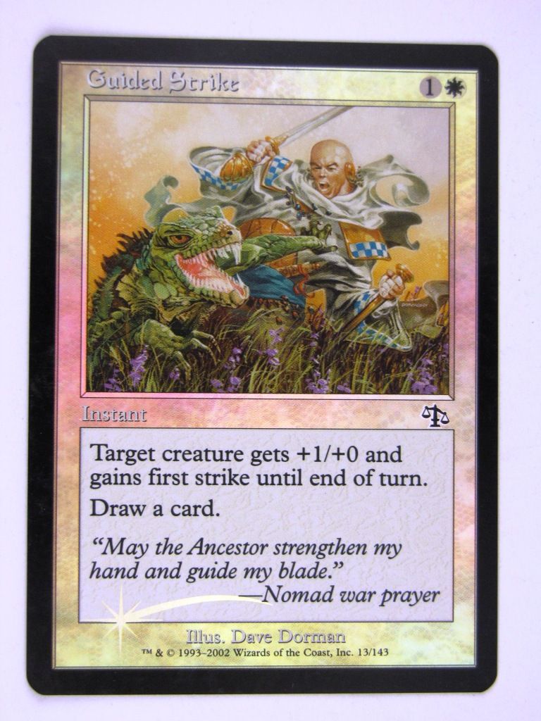 Mtg FOIL - GUILDED STRIKE - played