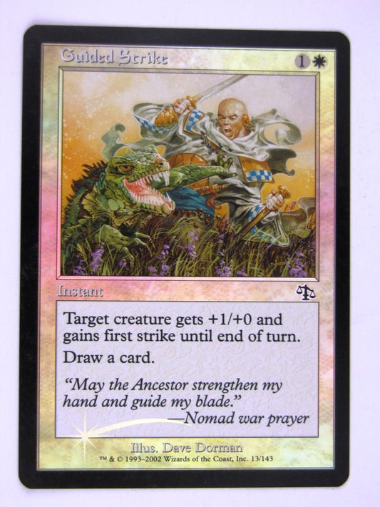 Mtg FOIL - GUILDED STRIKE - played