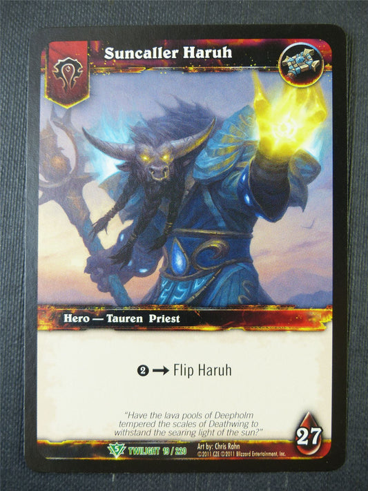 Suncaller Haruh 19/220 - WoW Card #15W