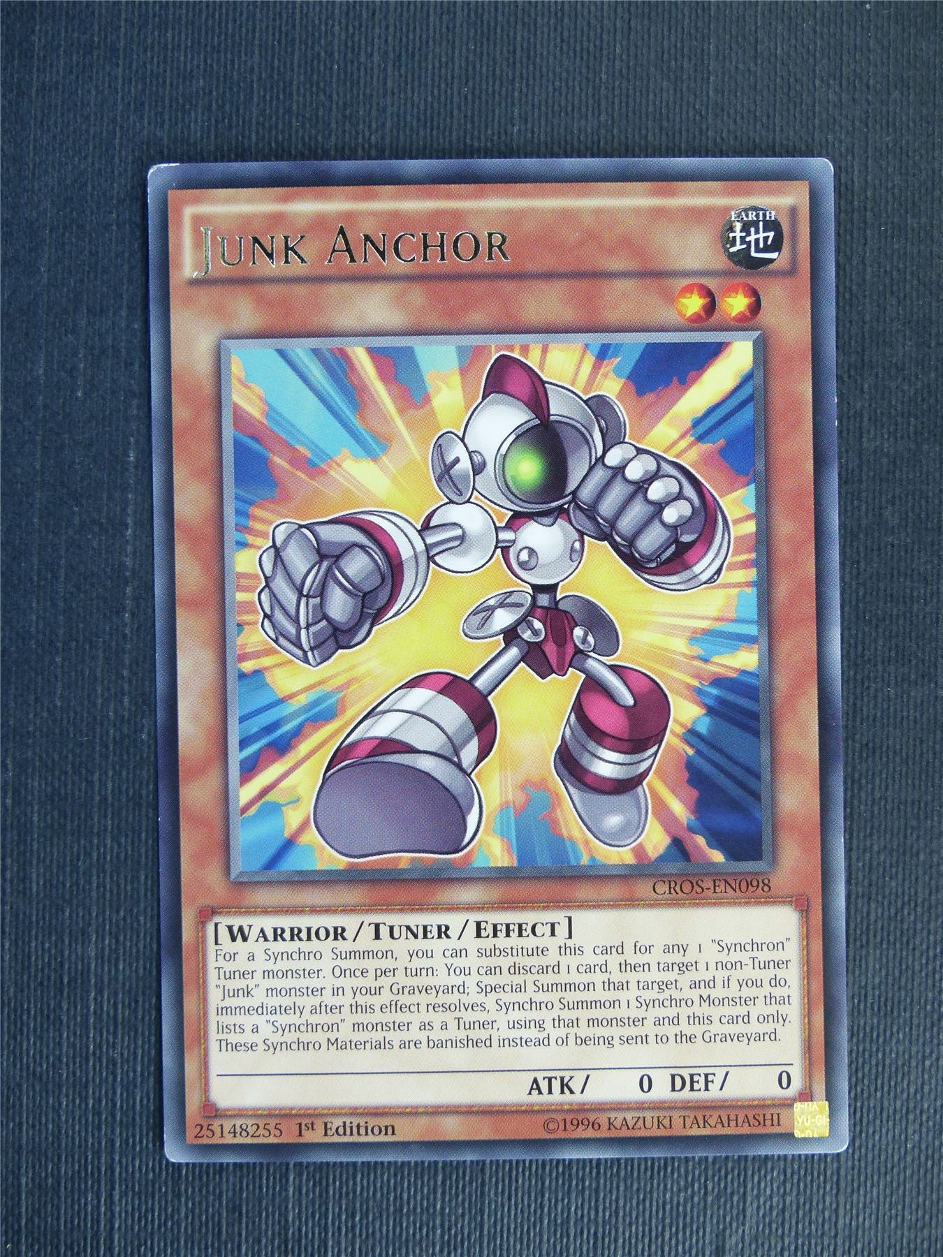 Junk Anchor CROS Rare - 1st ed - Yugioh Cards #15X