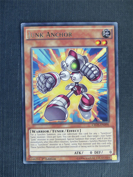 Junk Anchor CROS Rare - 1st ed - Yugioh Cards #15X