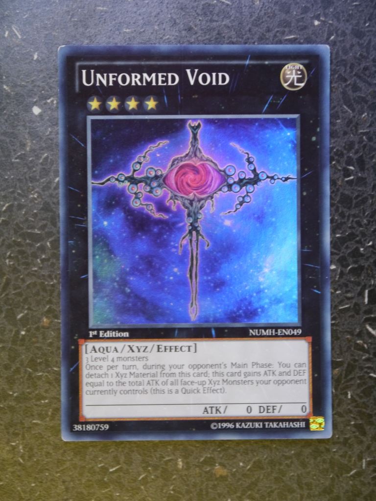 Yugioh Cards: UNFORMED VOID NUMH  SUPER  RARE # 2H93