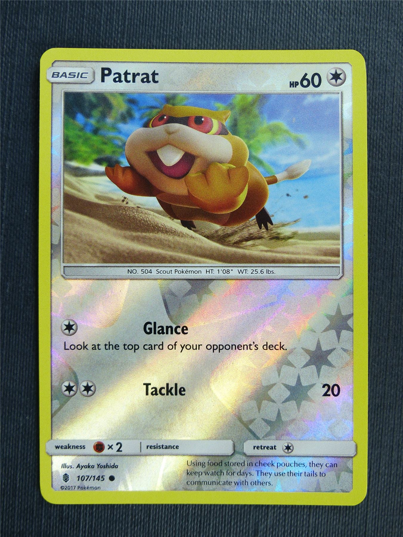 Patrat 107/145 Reverse Holo - Pokemon Cards #5QI