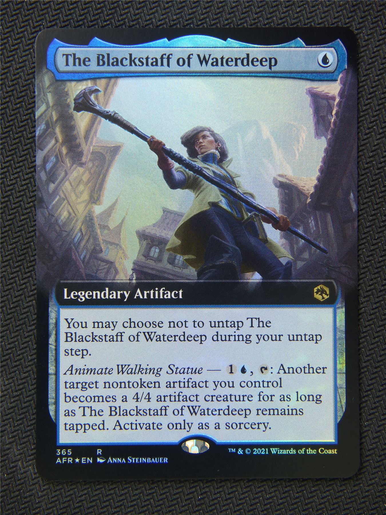 The Blackstaff of Waterdeep Foil Extended Art - Mtg Forgotten Realms #1E4