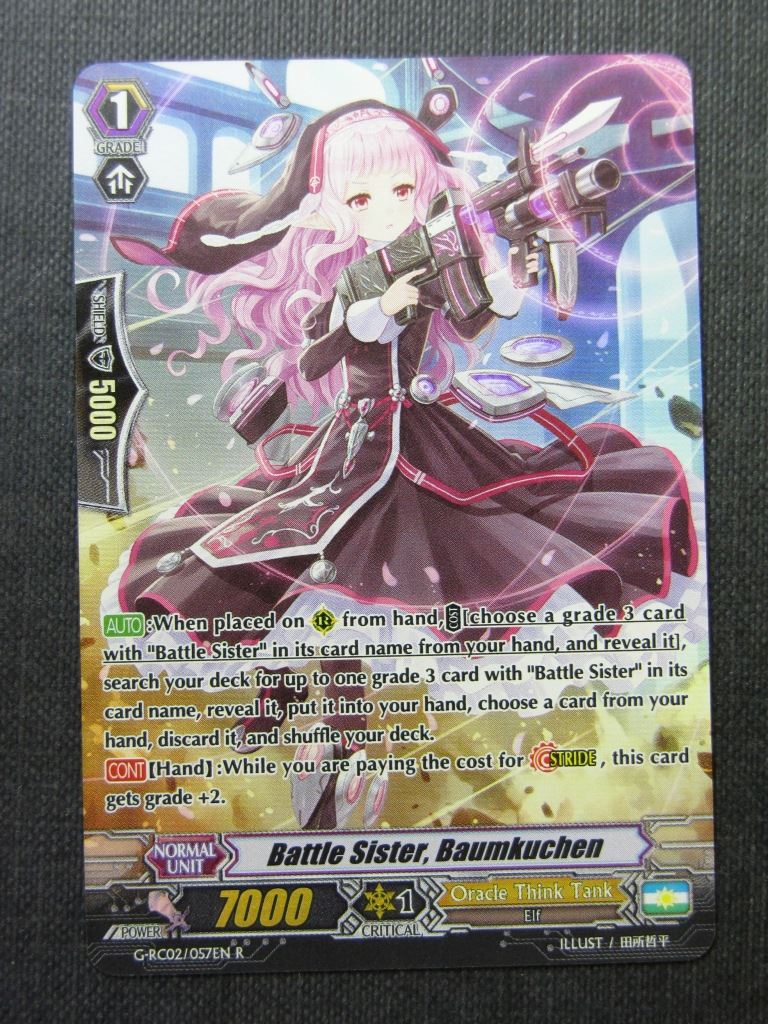 Battle Sister Baumkuchen G-RC02 R - Vanguard Cards # 7C68