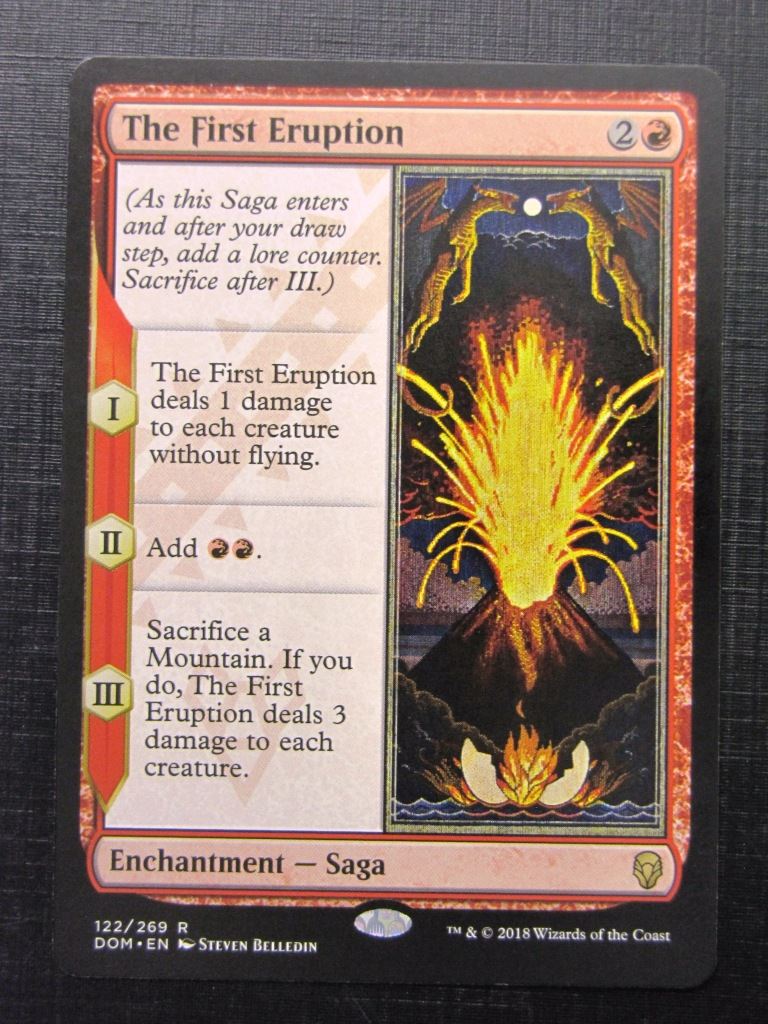 The First Eruption - Mtg Magic Card # 13C66
