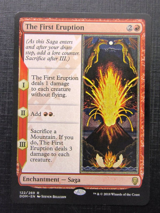 The First Eruption - Mtg Magic Card # 13C66