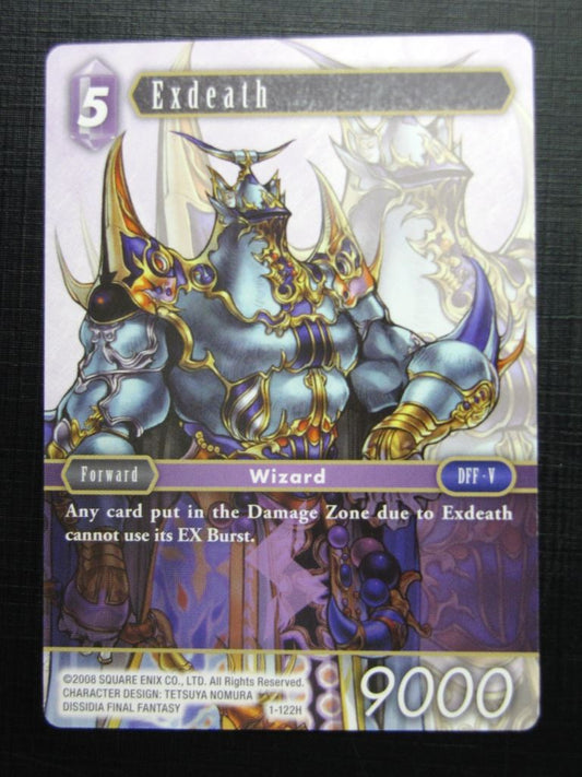 Final Fantasy Cards: EXDEATH 1-122H # 25B28