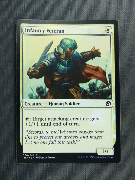 Infantry Veteran Foil - Mtg Magic Cards #541