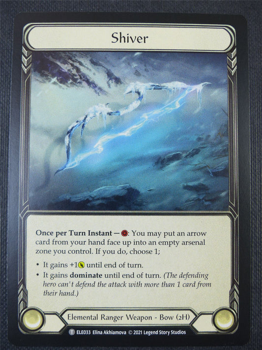 Shiver / Embodiment of Earth - Tales of Aria 1st ed - Flesh and Blood Card #65L