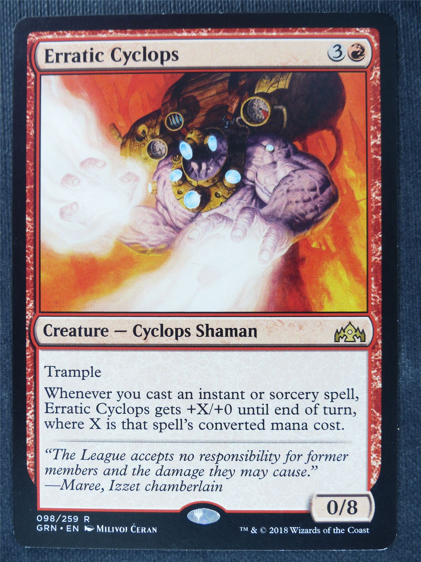 Erratic Cyclops - Mtg Magic Cards #1YW