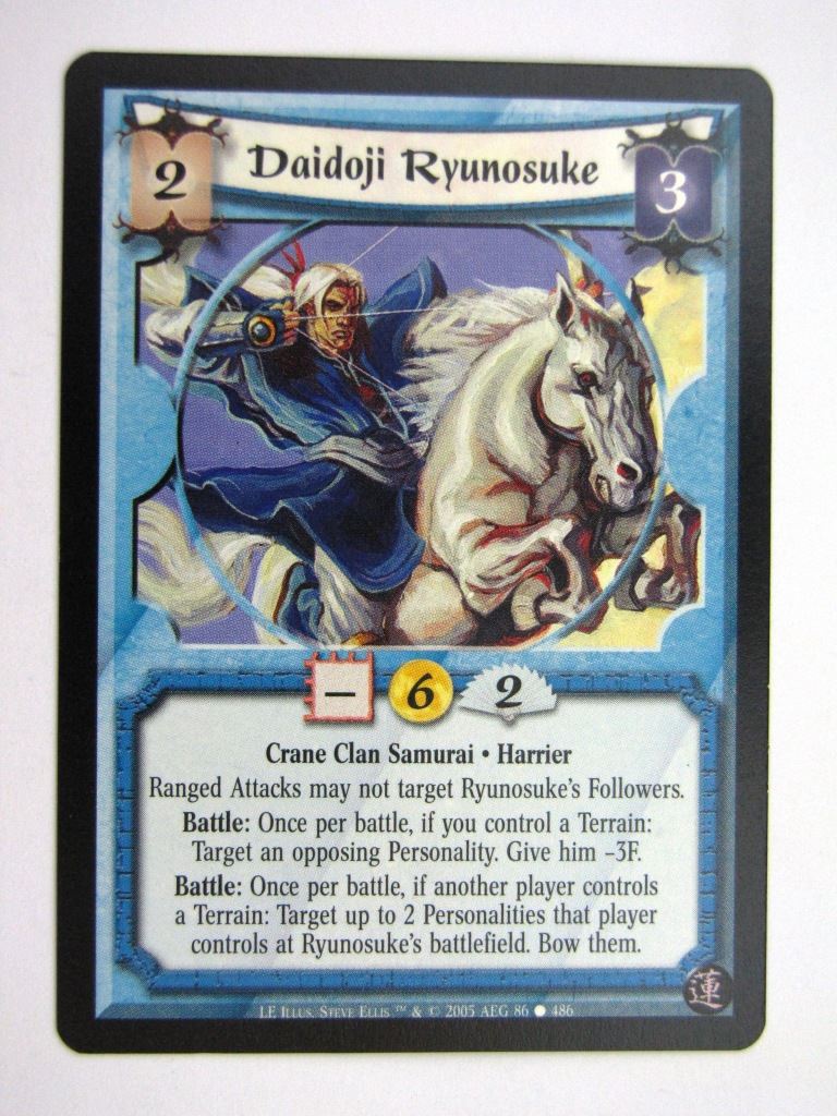 Vintage L5R Cards: DAIDOJI RYUNOSUKE # 27G76