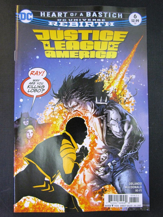 DC Comics: JUSTICE LEAGUE OF AMERICA #6 JULY 2017 # 29G82