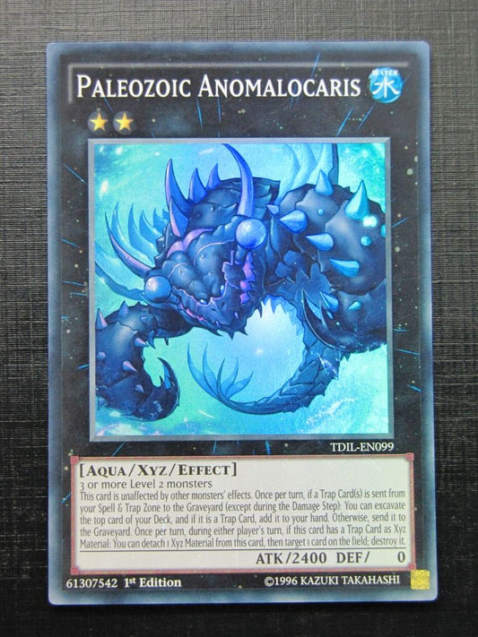 Yugioh Cards: PALEOZOIC ANOMALOCARIS TDIL SUPER RARE # J23