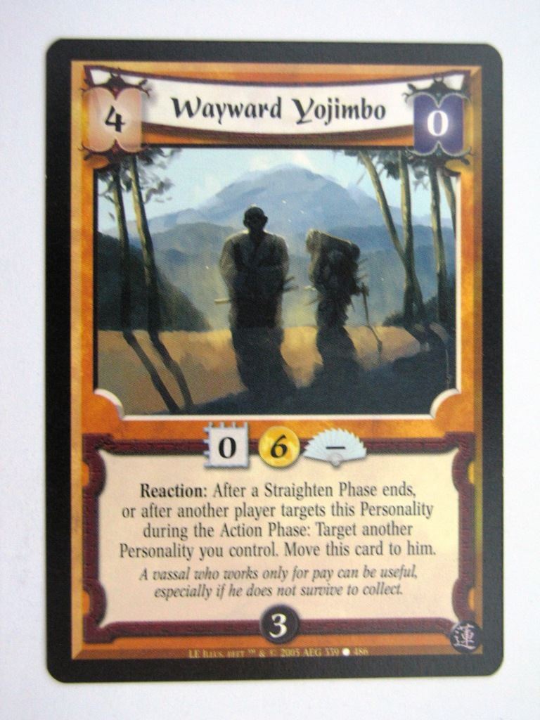 Vintage L5R Cards: WAYWARD YOJIMBO # 27H61