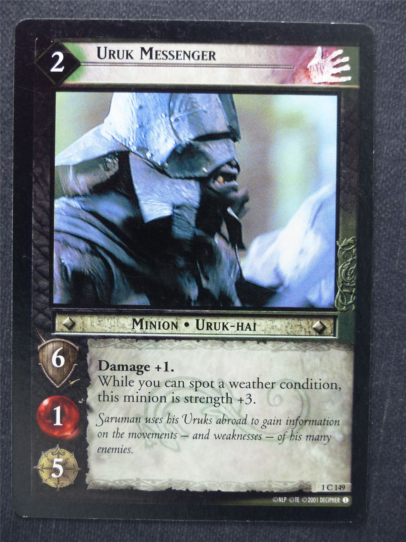 Uruk Messenger 1 C 149 - LotR Cards #RV