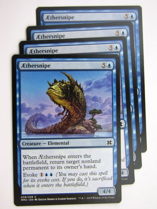 MTG MODERN MASTERS TWO: AETHERSNIPE x4 # 28B59