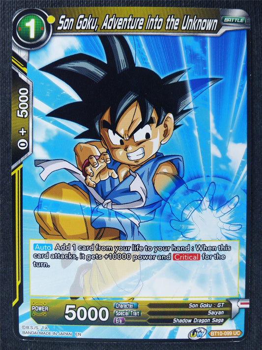 Son Goku Adventure into the Unknown - Dragon Ball Super Cards #5Q