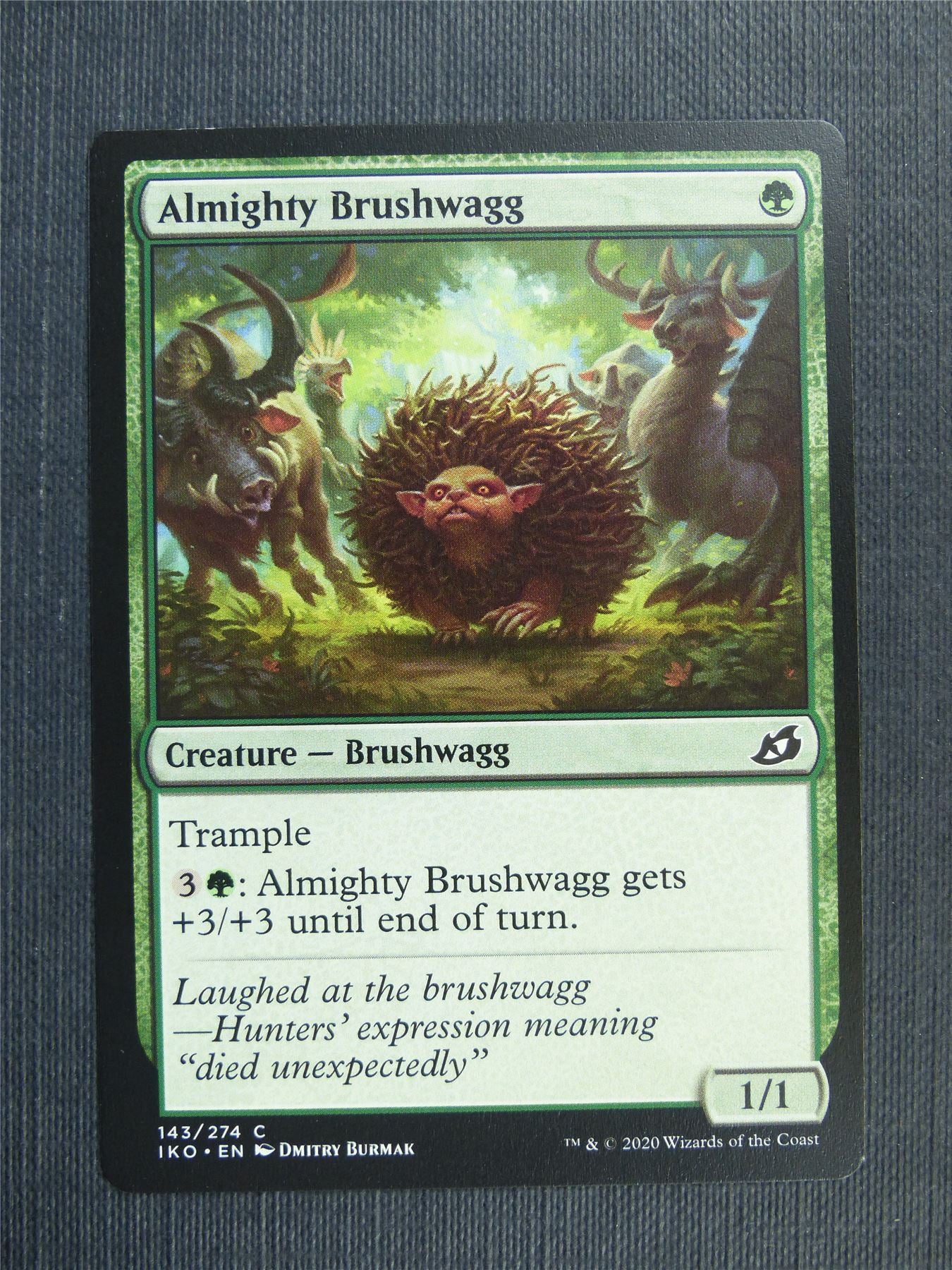 Almighty Brushwagg - IKO Mtg Card