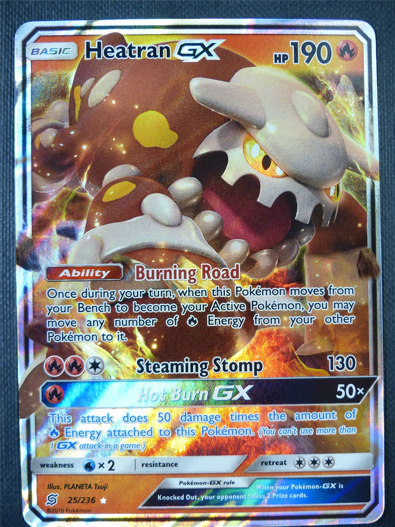 Heatran GX 25/236 Holo - Pokemon Card #7R0
