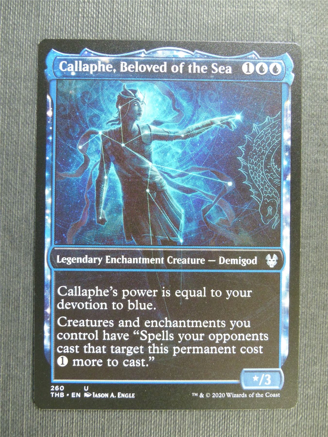 Callaphe Beloved by the Sea - Collector ed - Theros - Mtg Magic Cards #2BA