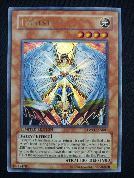 Honest TWED Ultra Rare - lim ed Yugioh Card #15K