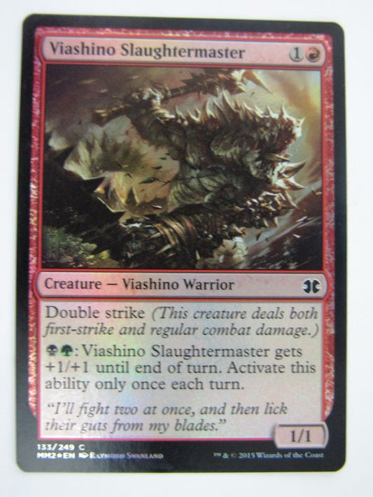 MTG Magic Cards: VIASHINO SLAUGHTERMASTER FOIL # 4D66