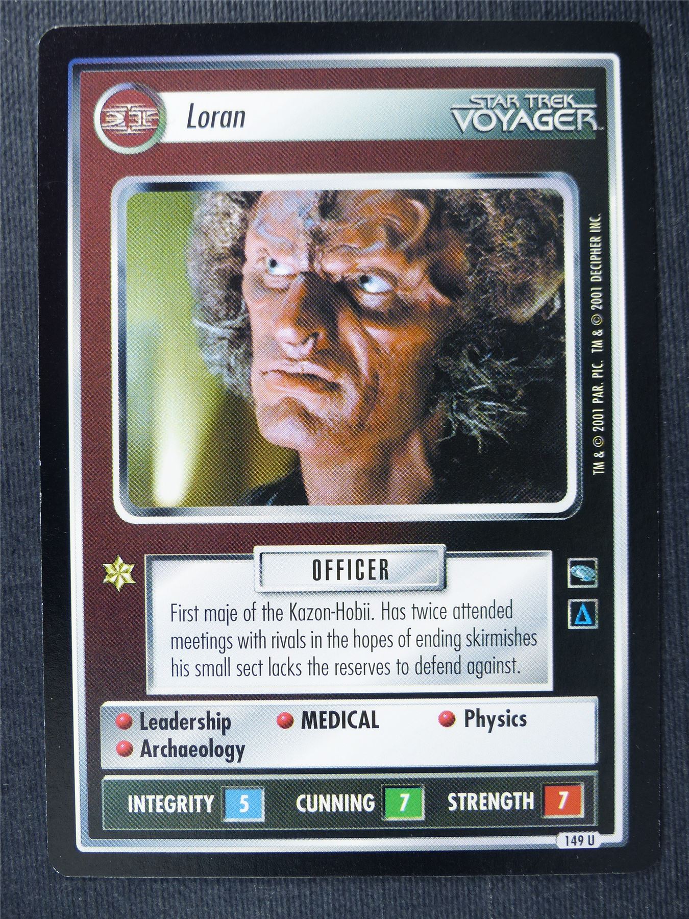 Loram - Voyager - Star Trek Cards #14Z