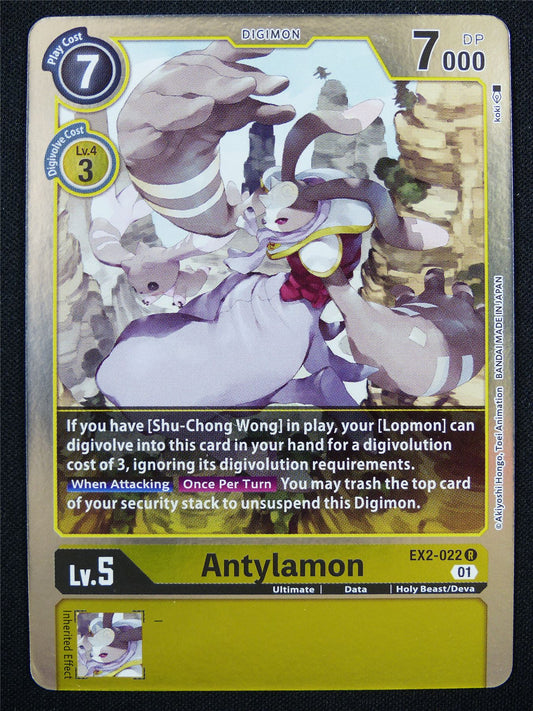 Antylamon EX2-022 R - Digimon Card #18E