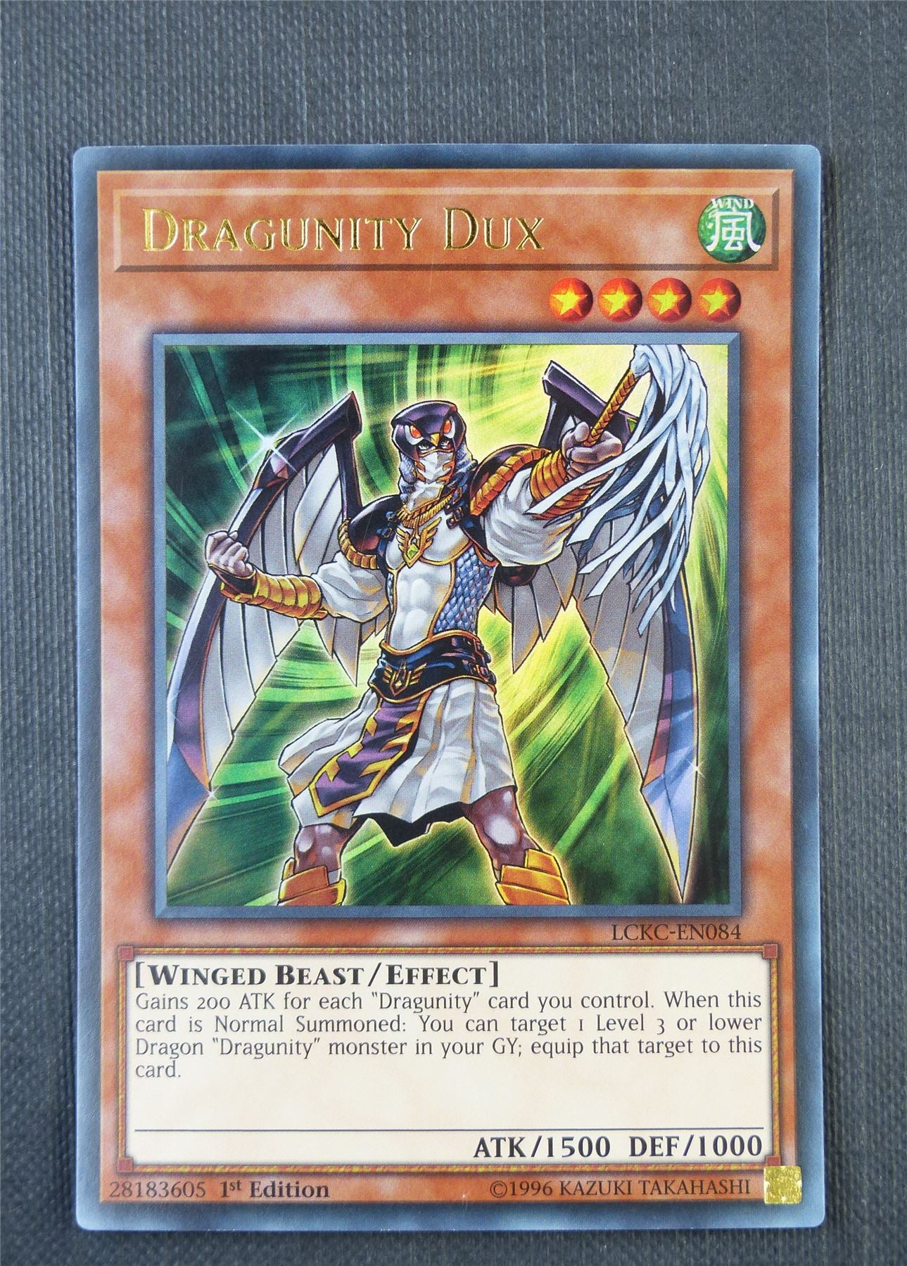 Dragunity Dux LCKC 1st Ed - Ultra Rare - Yugioh Card #7EE