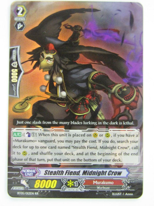 Vanguard Cards: STEALTH FIEND, MIDNIGHT CROW BT05 RR # 8H77