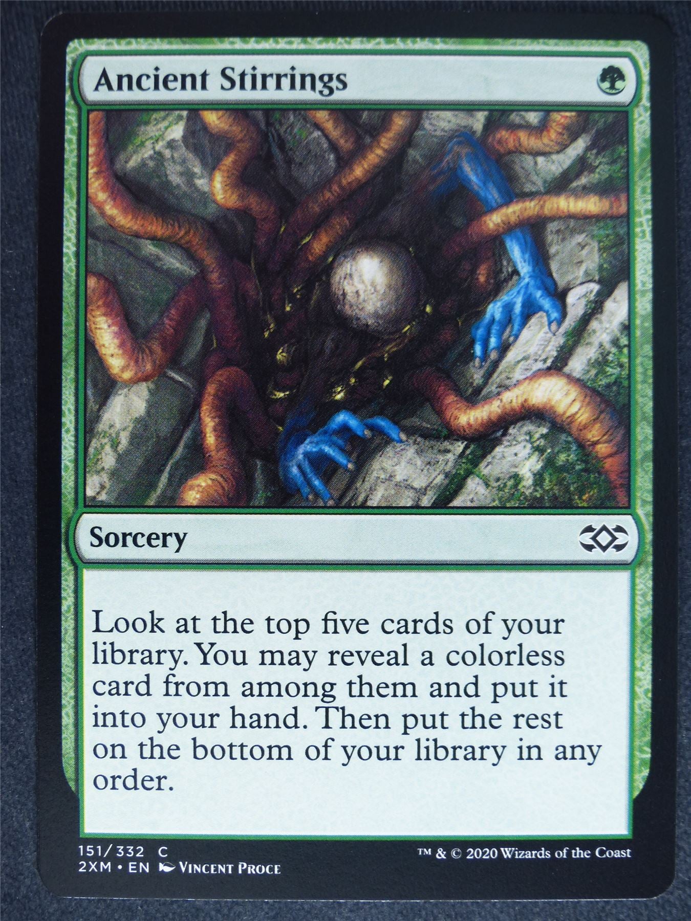 Ancient Stirrings - Double Masters - Mtg Magic Cards #6V