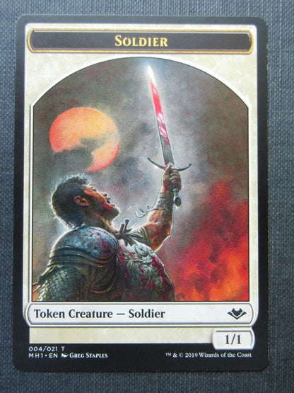 Soldier Elemental Token - Modern Horizons - Mtg Magic Cards # 8A77