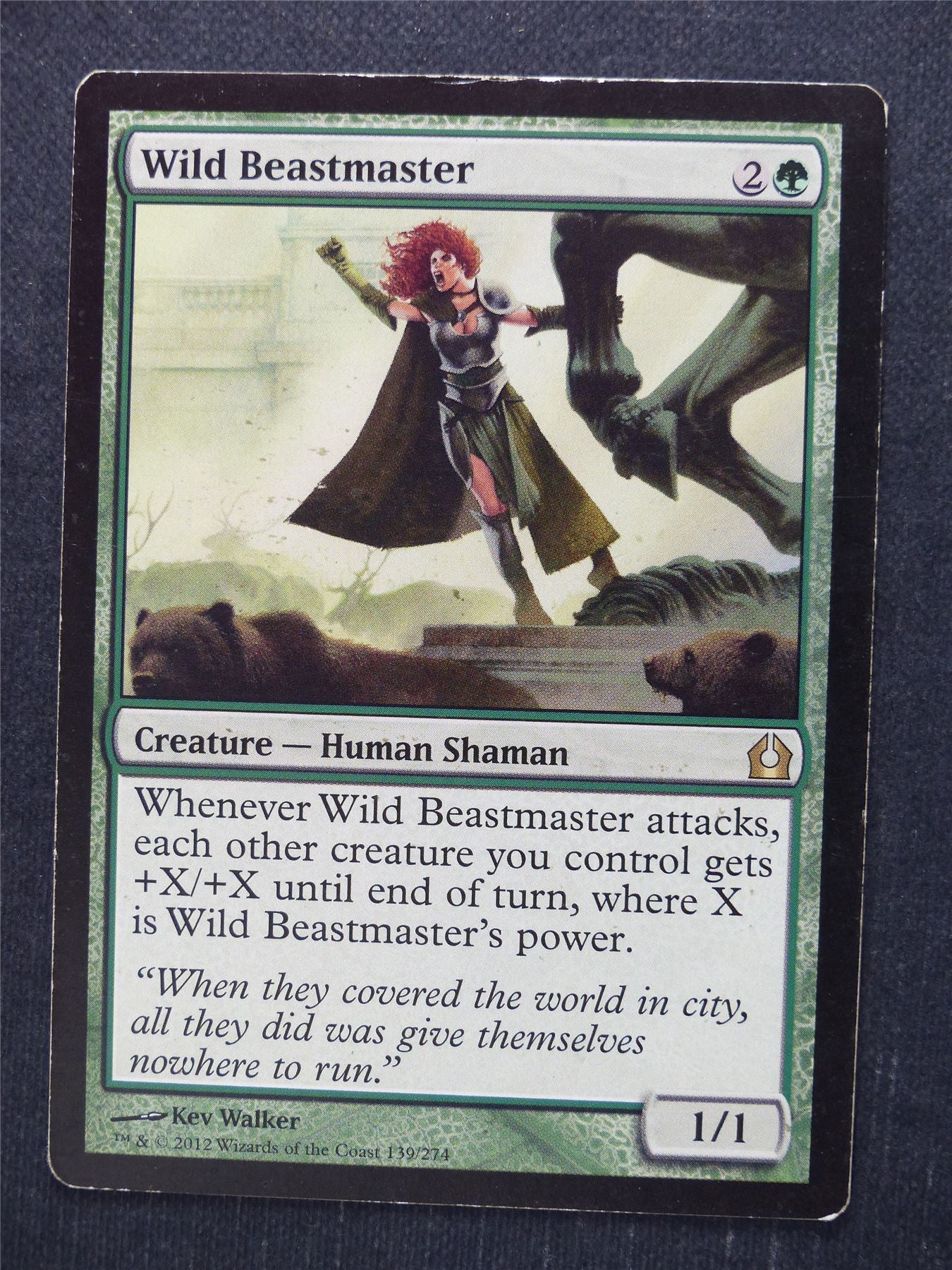 Wild Beastmaster played - Mtg Magic Cards #OK